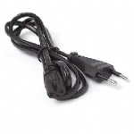 EU Europe AC power supply adapter cord Cable Connectors 2 pin 2-prong